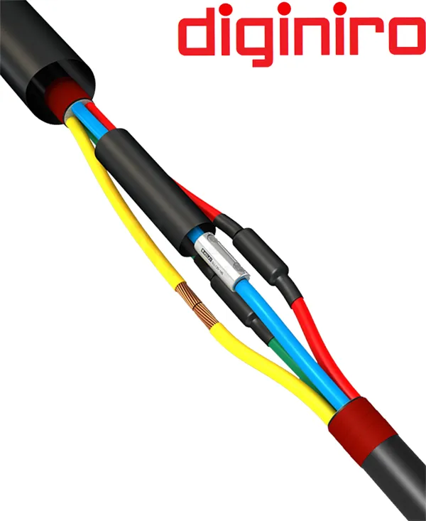 مفصل حرارتی فشار ضعیف 70 120*3 مس 1kv