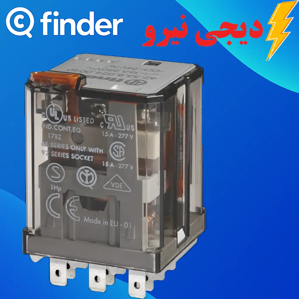 رله فیندر بوبین ac سری 62