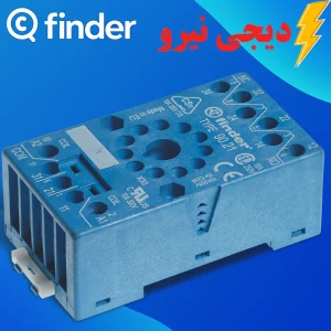 سوکت 11 پایه 9021 فیندر (FINDER) نصب رله‌های سری 6013 و روی مدار چاپی