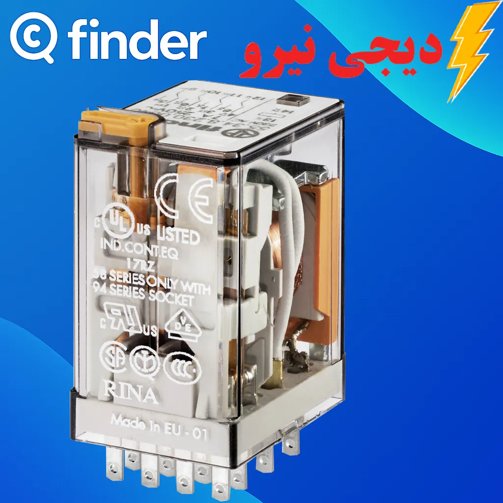 رله فیندر بوبین ac سری 55 رله فیندر بوبین ac سری 55